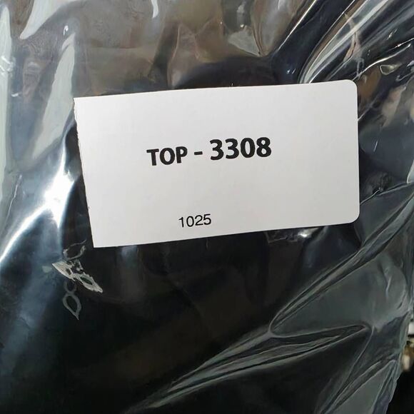 Cato Black Boho Border Print Peasant Top Medium - Picture 9 of 9